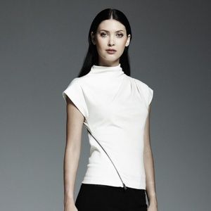 Catherine Malandrino Design Nation Black Ponte Top